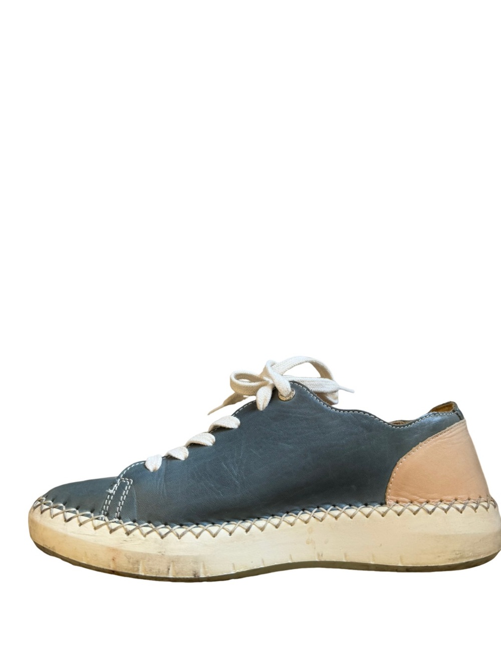 PIKOLINOS Mesina Sapphire Leather Sneakers Size 39 / Size 8-8.5 - Picture 4 of 10
